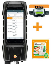 Load image into Gallery viewer, testo 300+ Flue Gas Analyser Handset only - (O2, CO Sensor up to 8,000 ppm) 0633 3004 95