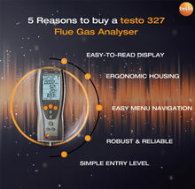 Load image into Gallery viewer, testo 327-1 Flue Gas Analyser Standard Kit with FREE SelectaDNA Kit EX-DEMO