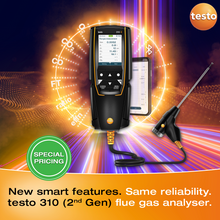 Load image into Gallery viewer, testo 310 (2nd Gen) - Flue Gas Analyser - Printer Kit 0563 3107