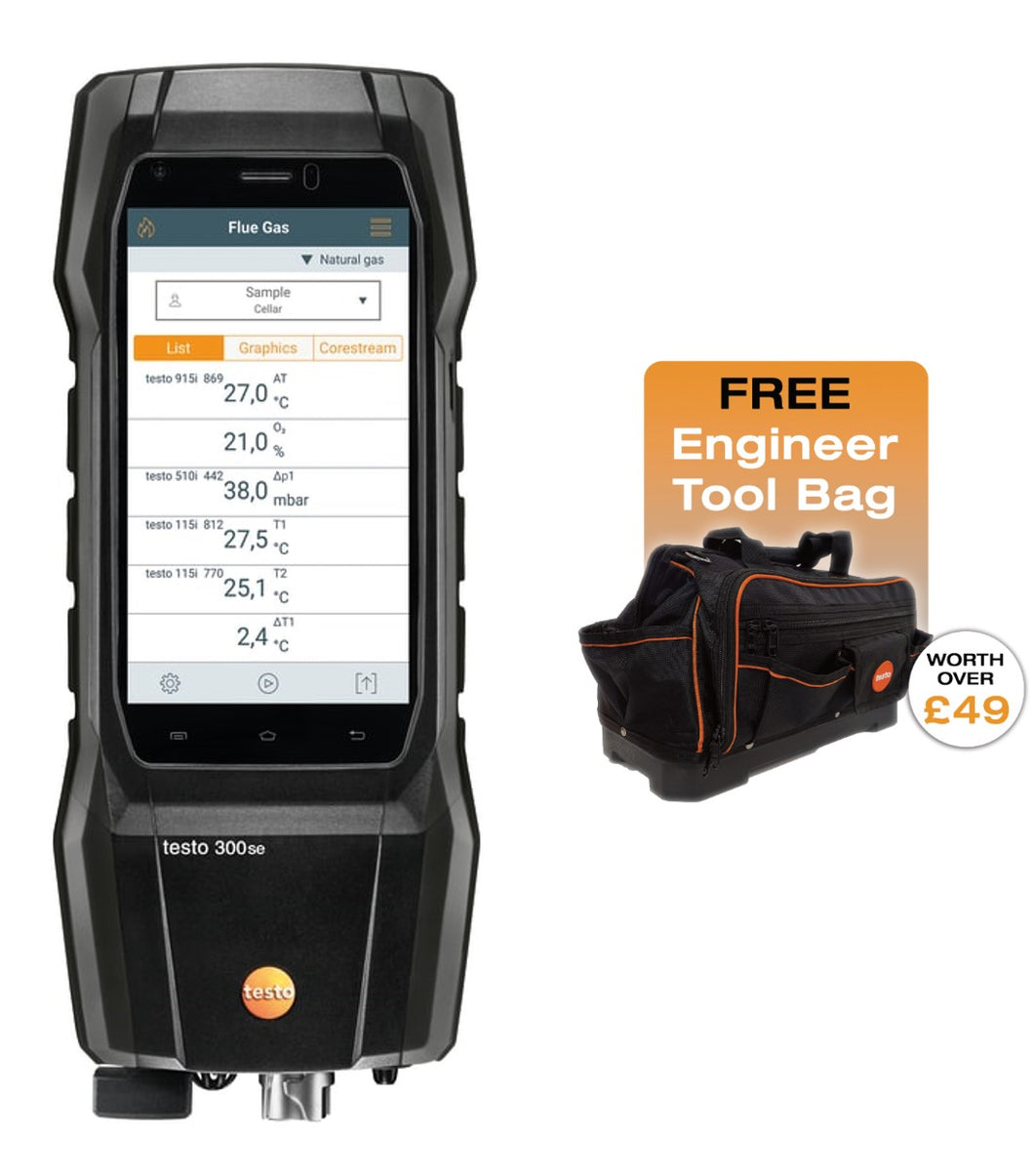 testo 300 Flue Gas Analyser Handset Only 0633300278 0633 00278