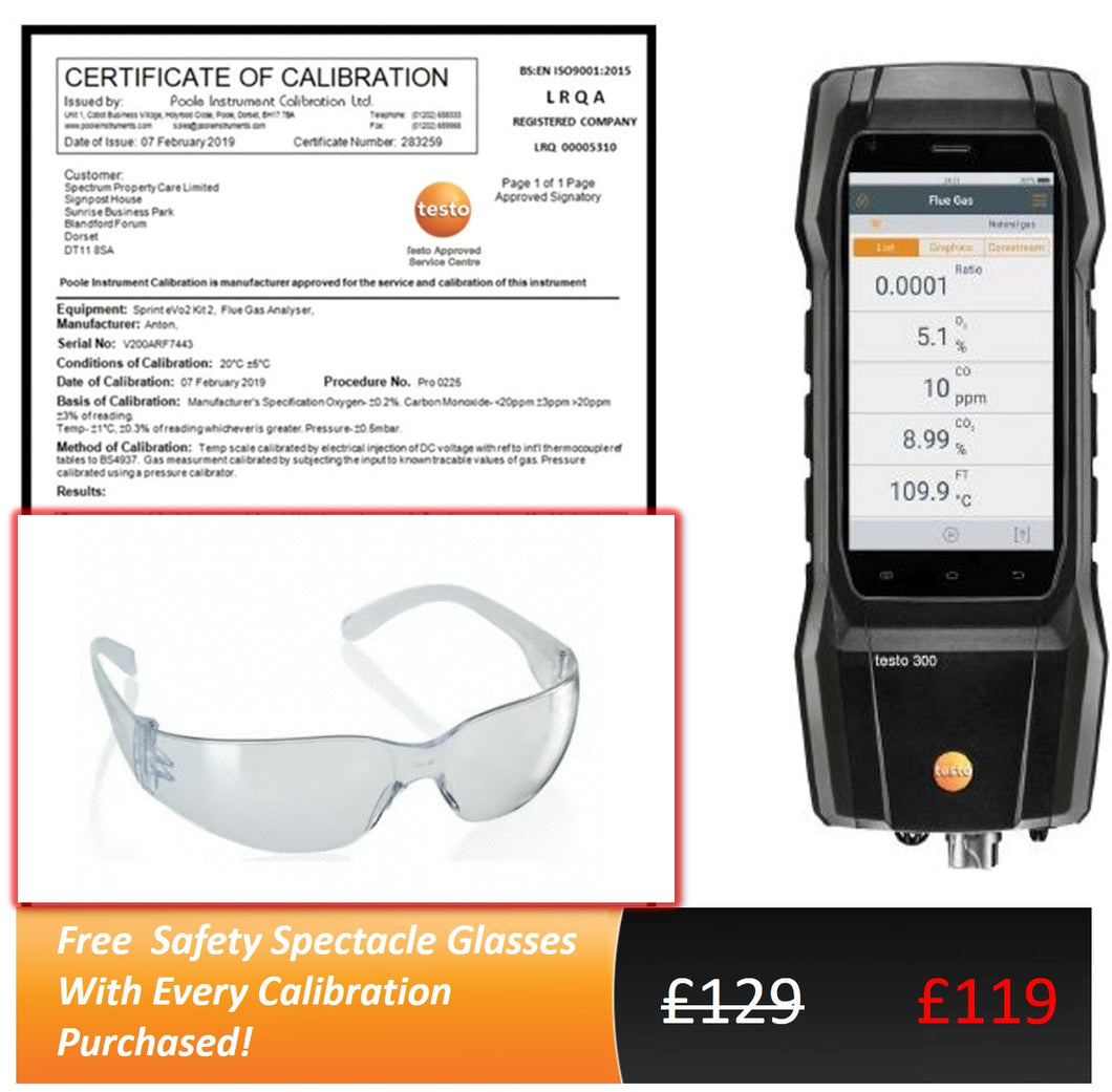 testo 300 (Domestic) Service and Calibration with Delivery & Return