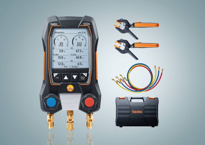 testo 550s Smart Kit with filling hoses 0564 5503 02
