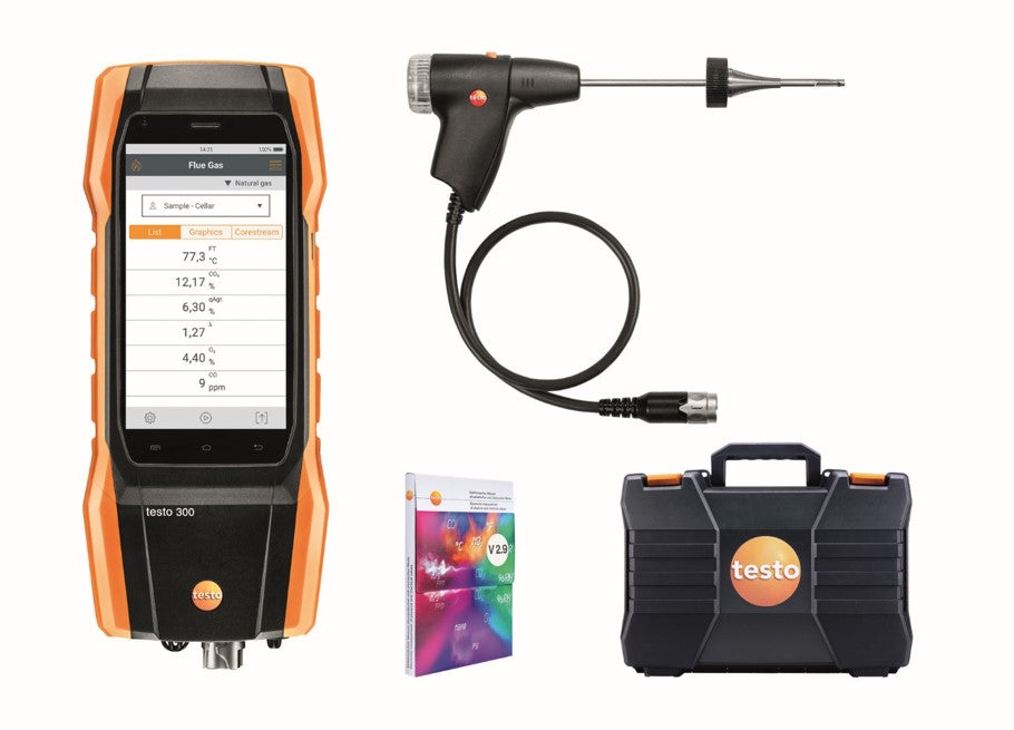 testo 300 LL Flue Gas Analyser- Longlife Standard Kit