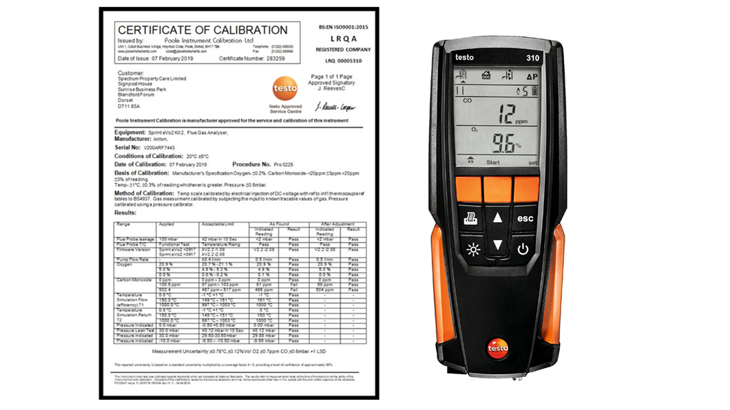testo 310 Service and Calibration with Delivery & Return